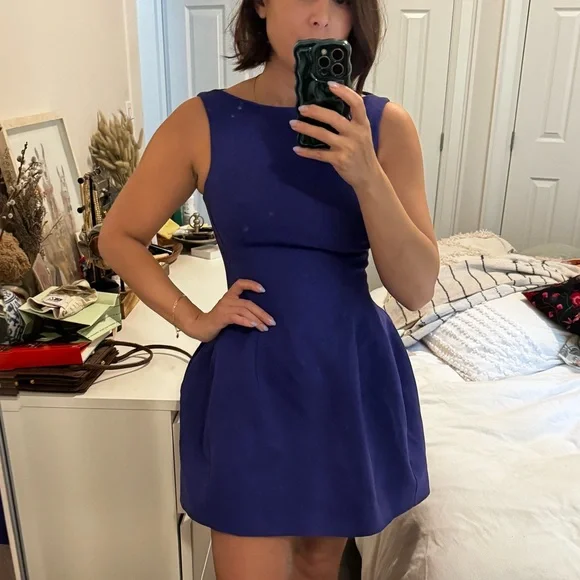 Zara woman small purple dress - Picture 1 of 4